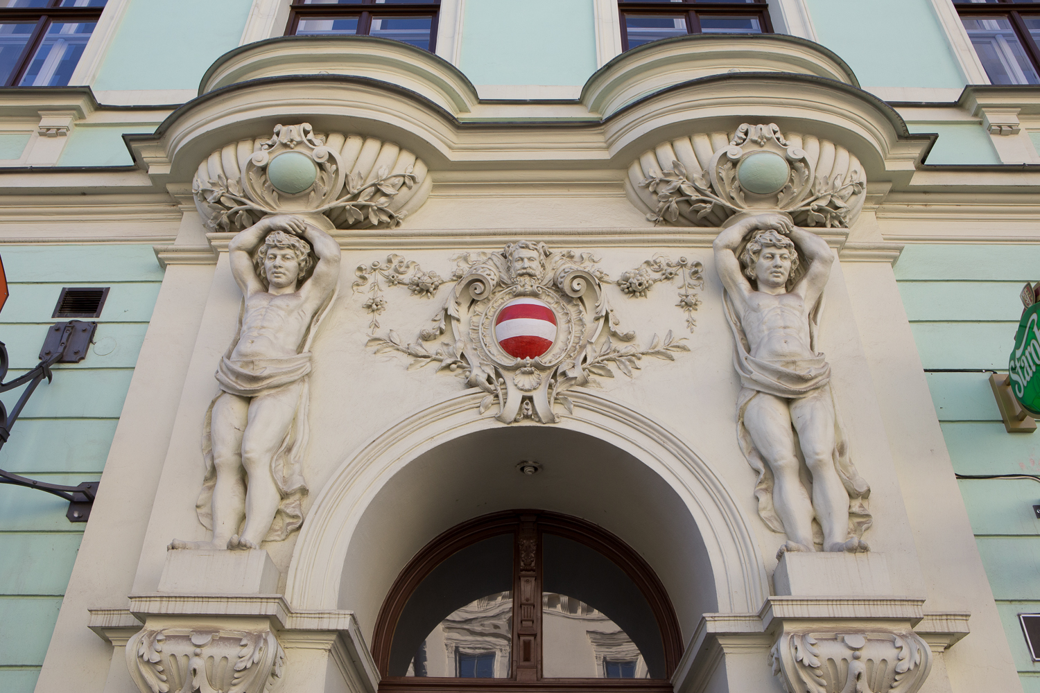 Fasáda činžovního domu Gorkého, Brno